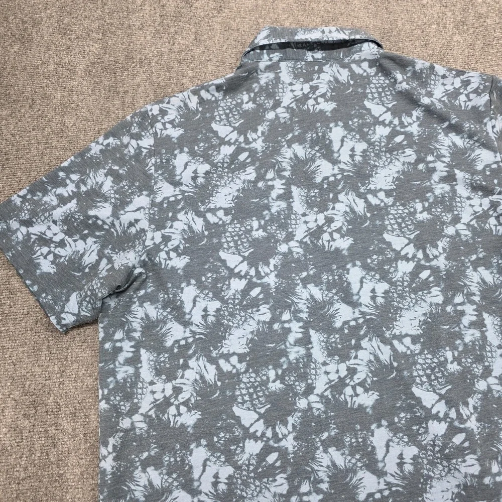 Travis Mathew Featherweight Please Polo Shirt Mens Golf Stretch Pineapple XXL